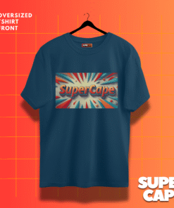 SuperCape Blue Oversized T shirt