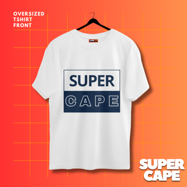 SuperCape White Oversized T shirt