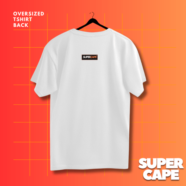SuperCape White Oversized T shirt - Image 3