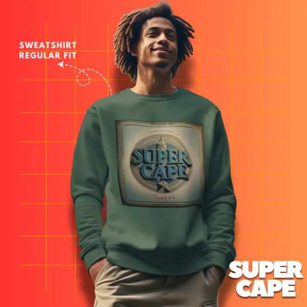 SuperCape 3D Look Print Sweatshirt