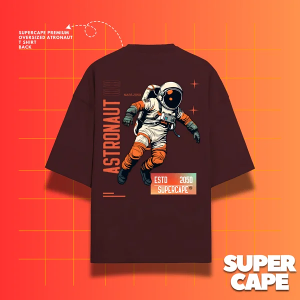 SuperCape Astronaut Premium Oversized Tshirt