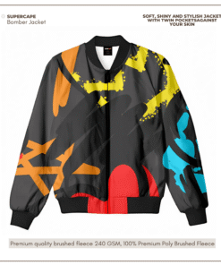 Graffiti Unisex Bomber Jacket