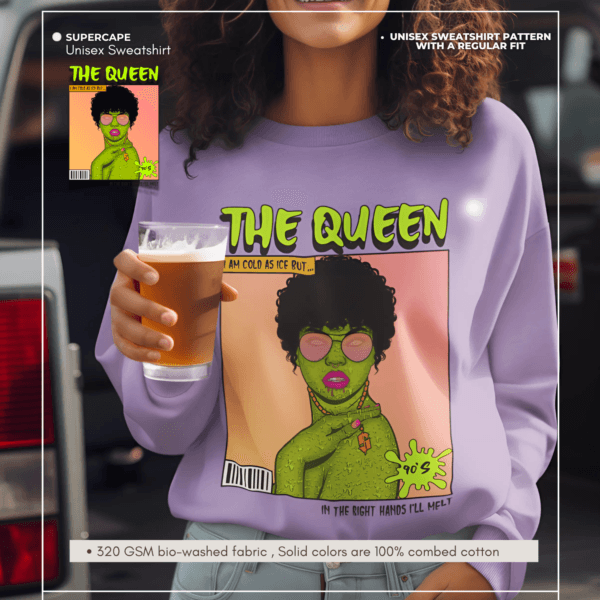 The Queen - Unisex Sweatshirt - Image 2