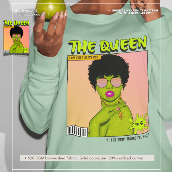 The Queen - Unisex Sweatshirt - Image 3