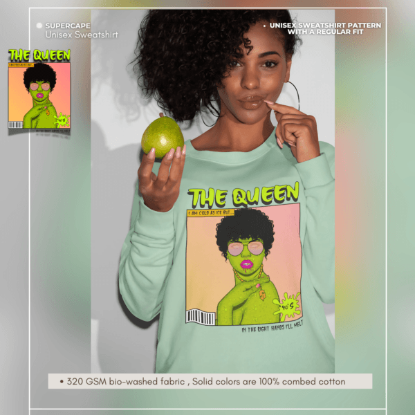 The Queen - Unisex Sweatshirt - Image 4