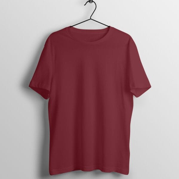 Plain Maroon - Regular size Unisex Tshirt